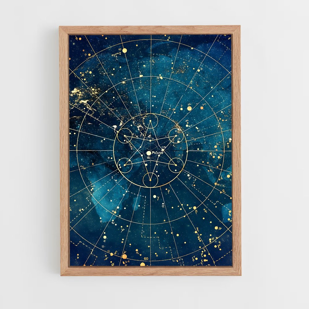 Poster Étoiles d'Hier – affiche Espace rétro (vue 4)